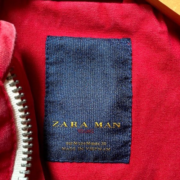 Zara Men's Military Field Jacket with hood (M) - Picture 4 of 8